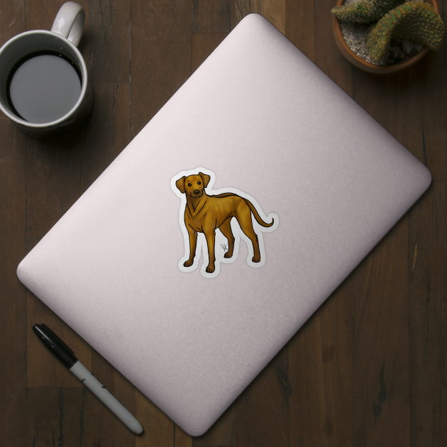 Dog - Rhodesian Ridgeback - Brown by Jen's Dogs Custom Gifts and Designs